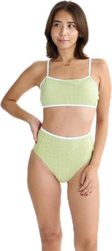 ロキシー(ROXY) SOLEIL BIKINI 幾何学模様バンドゥビキニ