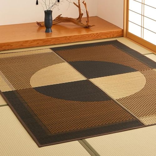 萩原(Hagihara) 国産い草ラグ ござ 月光 81942501