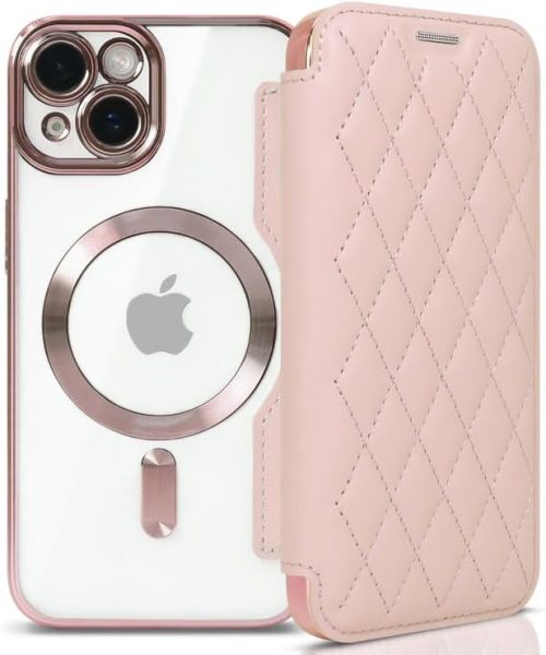ZENIX DESIGN TECH MagSafe対応手帳型キルティングiPhoneケース
