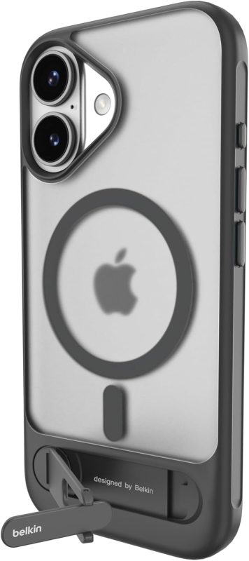 ベルキン(belkin) iPhone 17 対応 MagSafe対応 マグネットケース キックスタンド付き MSA042qc