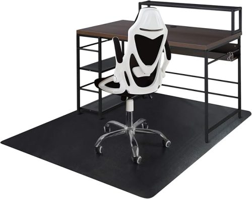 SALLOUS デスクごとチェアマット SL-PVC-BK