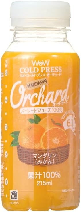 Wow-Food Wow コールドプレスオーチャード マンダリンオレンジ果汁