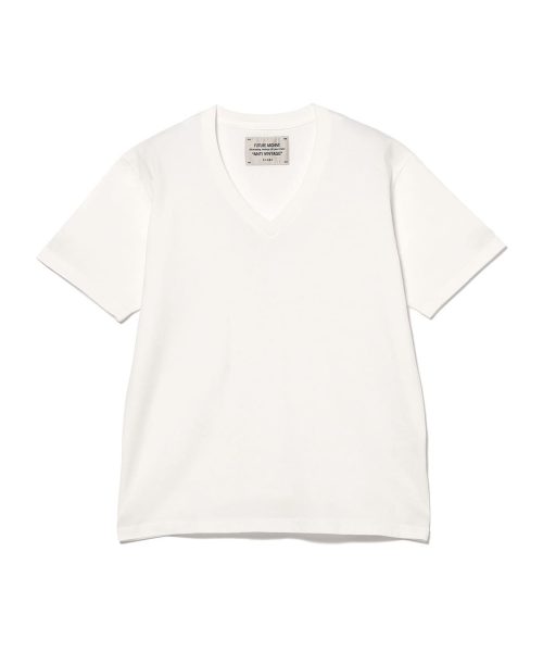 ビームス(BEAMS) FUTURE ARCHIVE V NECK SOLID TEE