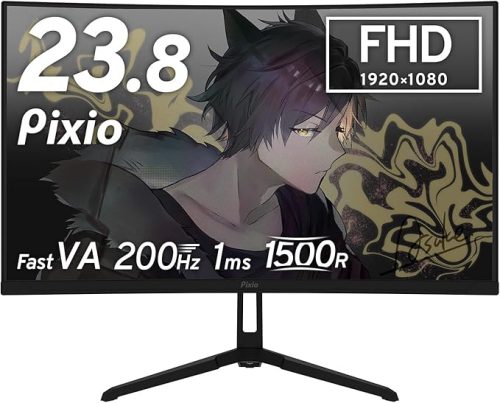 Pixio 湾曲モニター PXC248 Wave