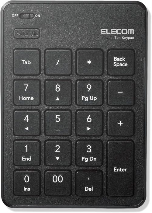 エレコム(ELECOM) 無線薄型テンキーパッド TK-TBP020