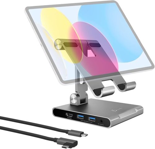 j5create USB-C 4K60 7in1 ドッキング タブレットスタンド JTS224