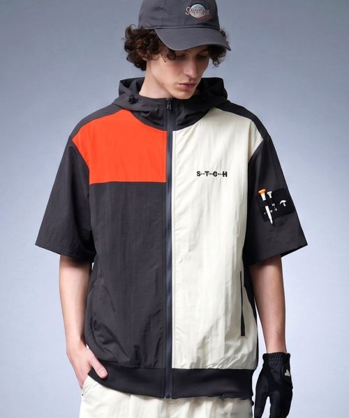 アンティカ(antiqua) GOLF×STCH パーカー