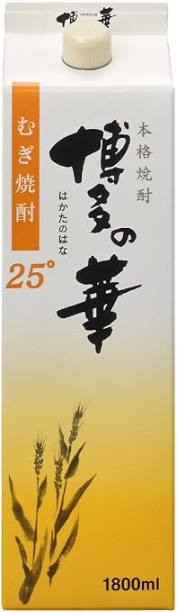 福徳長 本格焼酎 博多の華 むぎ 25% パック
