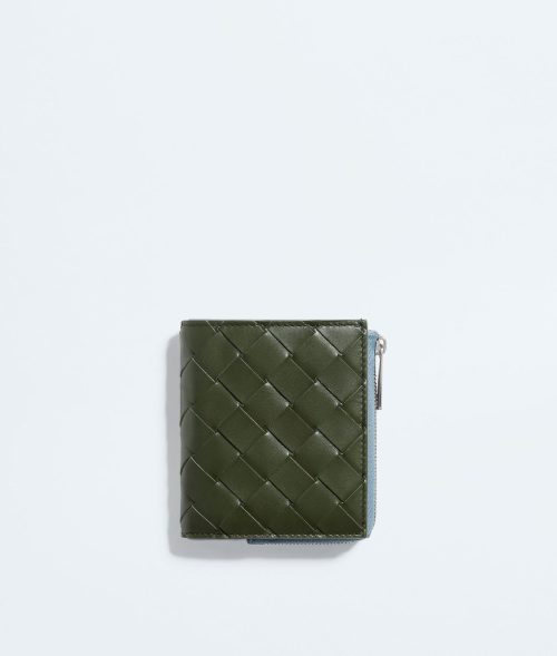 ボッテガ・ヴェネタ(BOTTEGA VENETA) イントレチャート スモール 二つ折りウォレット