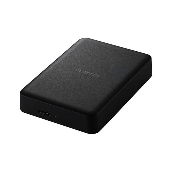 エレコム(ELECOM) ELP-HTV 2.5インチ ポータブルHDD 4TB ELP-HTV040UBK