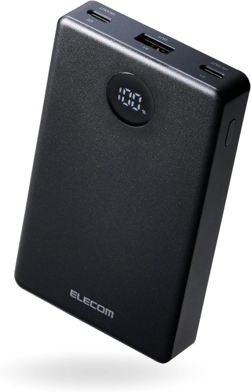 エレコム(ELECOM) 半固体モバイルバッテリー DE-C86-10000