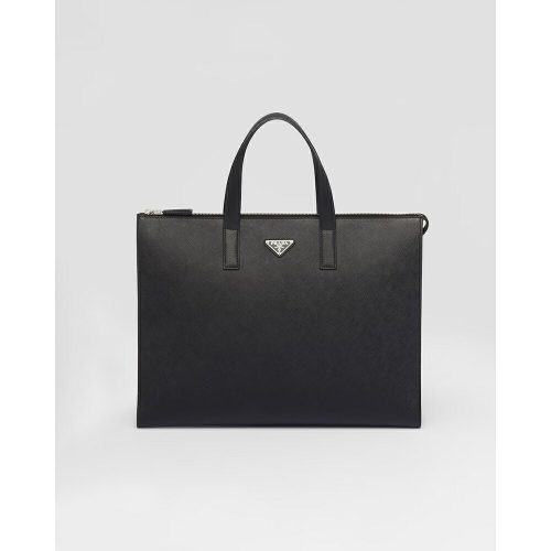 プラダ(PRADA) サフィアーノレザー トートバッグ