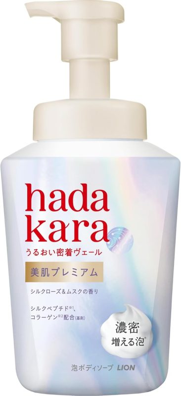 ライオン(LION) hadakara 美肌プレミアム モイストボディケアソープ 泡タイプ