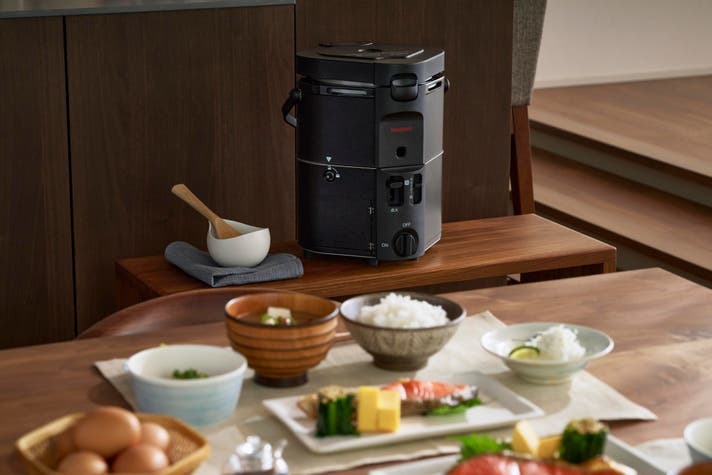 3ステップで点火し炊き上がったら自動消火