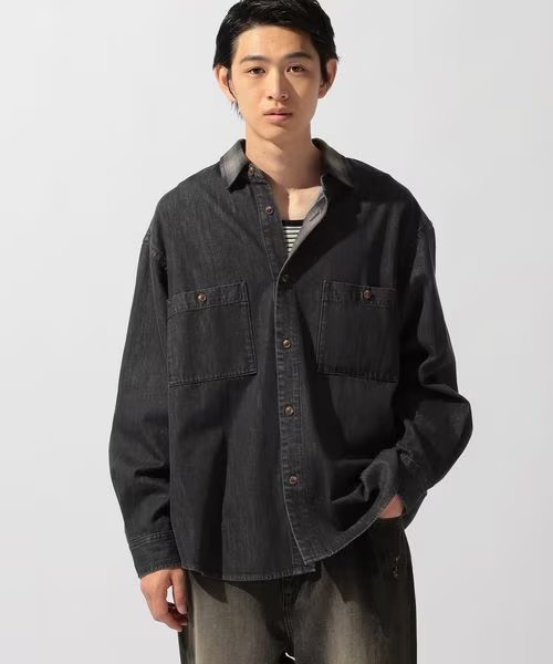 ニコアンド(niko and...) Plaid Panel Shirt