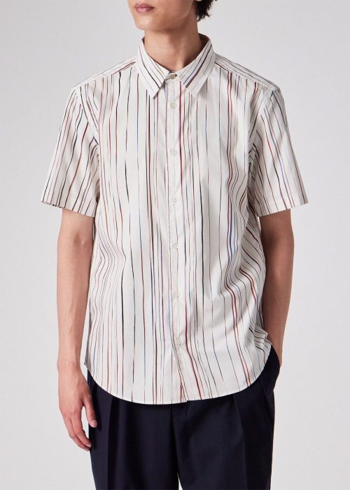 ポールスミス(Paul Smith) Signature Pinstripe 半袖シャツ