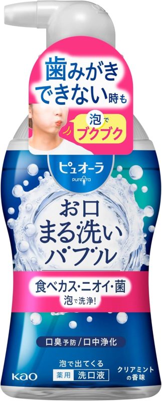 花王(Kao) ピュオーラ 泡で出てくる洗口液 クリアミント【医薬部外品】