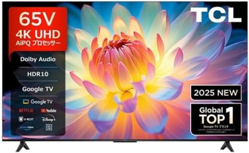 TCL 4K液晶テレビ 65P61K