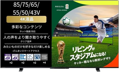 TVS REGZA 4K液晶レグザ M5 series  M550M  43M550M