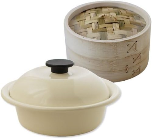 野田琺瑯(NODA HORO) ココナベ せいろセット 21cm AS-KO21