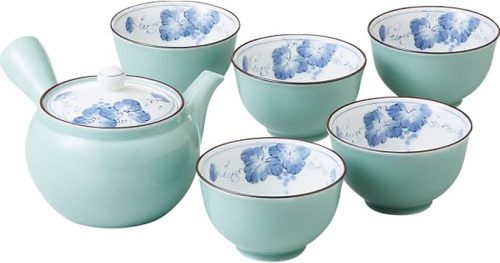 西海陶器 掛分ぶどう M急須茶器揃 31808