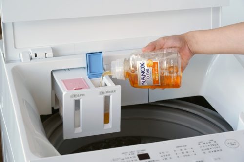 自動投入可能な洗剤の種類をチェック