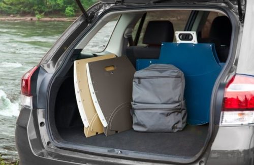 開いて押すだけなのに耐荷重100kgのしっかりした座り心地