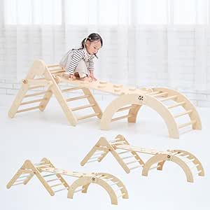ウッディプッディ(Woodypuddy) あそびたっぷり わくわくぼうけんジムセット G08-200