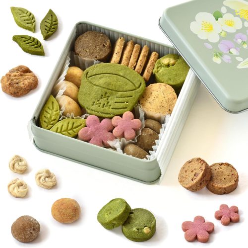 京都宇治ヤマサン(YAMASAN) 日本茶と味噌のクッキー缶