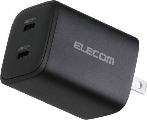 エレコム(ELECOM) USB Power Delivery 45W AC充電器 EC-AC10945BK