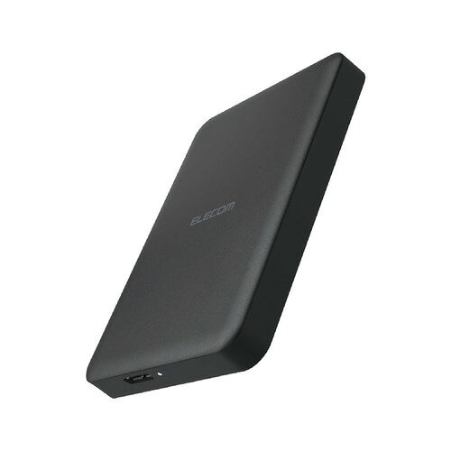 エレコム(ELECOM) 2.5インチ ポータブルHDD 1TB ELP-HTV010UBK