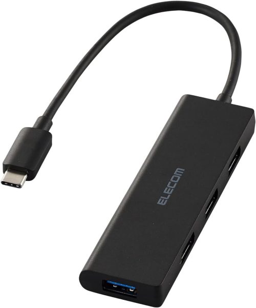 エレコム(ELECOM) USBハブ U3HC-H042BK/E