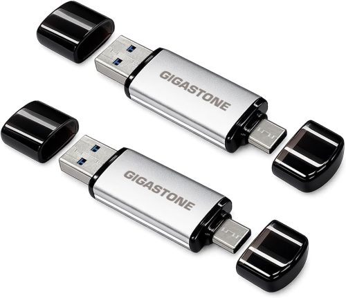 ギガストーン(Gigastone) デュアルUSBメモリ 32GB V40S
