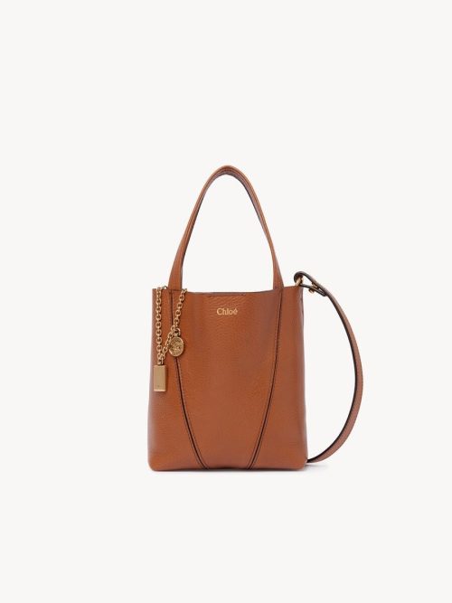 クロエ(Chloé) グレインレザー製 Chloé Spinスモールトートバッグ
