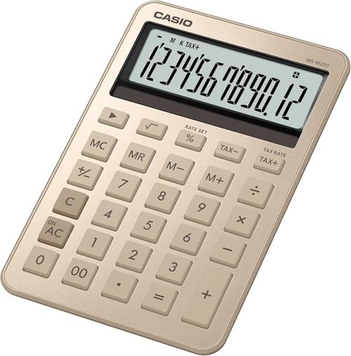 カシオ(CASIO) スタイリッシュ電卓 ミニジャストタイ MS-M200