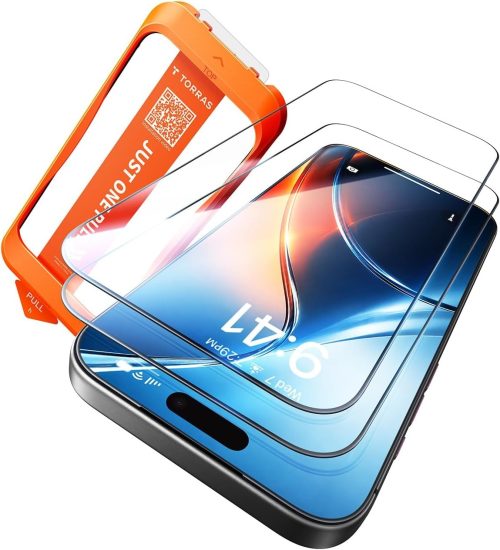 TORRAS For iPhone 18 Pro Max ガラスフィルム Glassukkiri
