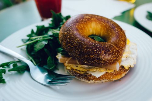 食事に向いている「サンド系ベーグル」
