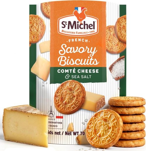 サンミッシェル(St Michel) セイボリービスケット コンテチーズ & ゲランドの塩