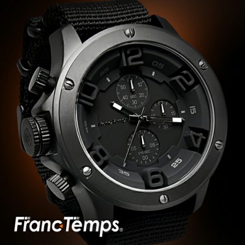 フランテンプス(Franc Temps) ガヴァルニ クロノグラフ FTGC-WH