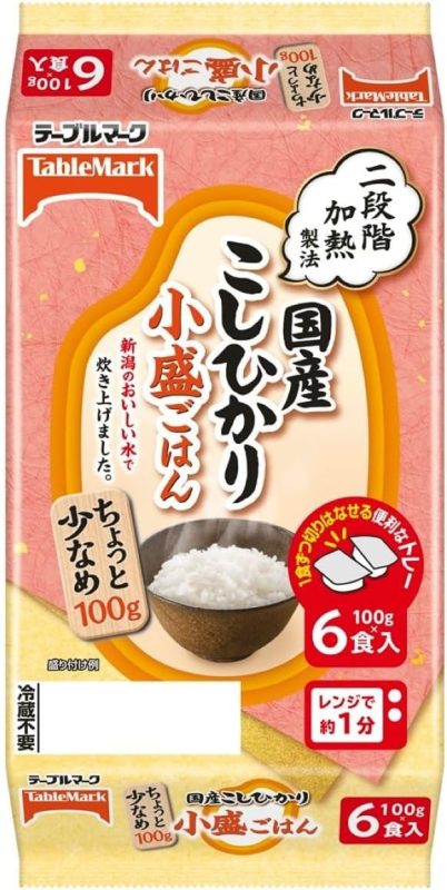 テーブルマーク(Table Mark) 国産こしひかり小盛ごはん 分割
