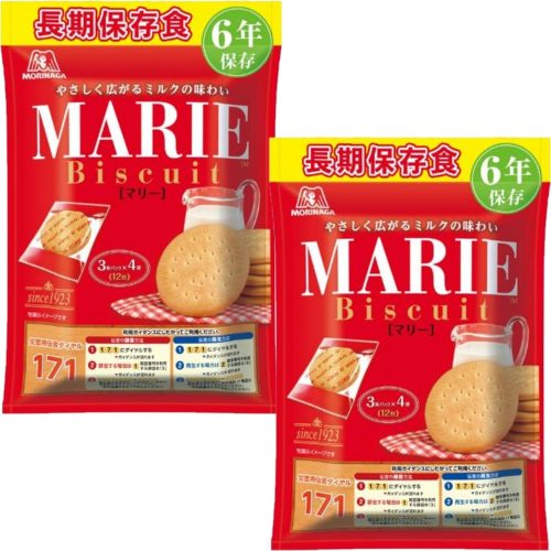 森永製菓 マリービスケット 長期保存食