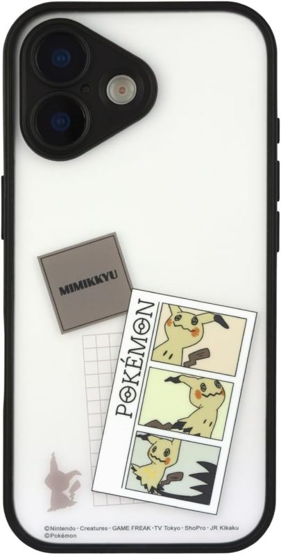 グルマンディーズ(Gourmandise) ポケットモンスター IIIIfit プランプフレーム iPhone17 対応 ケース ミミッキュ PKE-24F