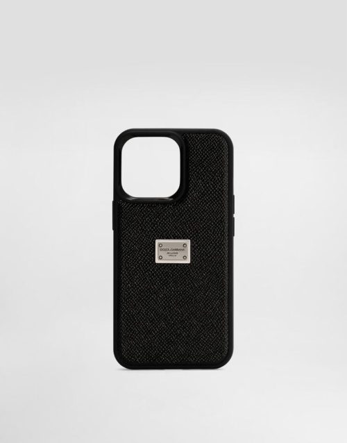 ドルチェ&ガッバーナ(DOLCE&GABBANA) iPhone 13 Pro カバー カーフスキン ロゴ