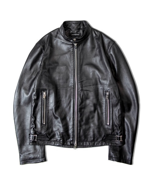 ジャックローズ(JACKROSE) JE LAMB LEATHER SINGLE RIDERS 24