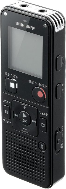 サンワサプライ(SANWA SUPPLY) ボイスレコーダー 400-SCNICR5