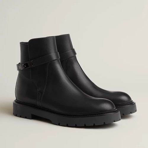 エルメス(HERMES) ショートブーツ ジェフ