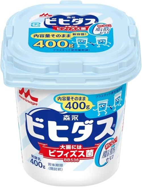 森永乳業 ビヒダス プレーンヨーグルト脂肪ゼロ