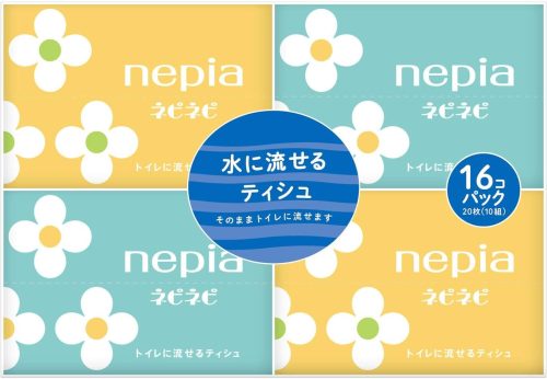 王子ネピア ネピア ネピネピ 水に流せるポケットティシュ 16個パック