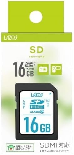 リーダーメディアテクノ Lazos SDHCメモリーカード 16GB L-B16SDH10-U1