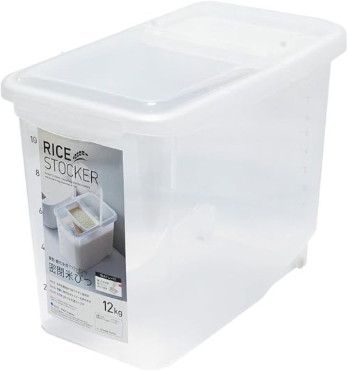 アスベル 密閉米びつ12㎏ パッキン付 A7512